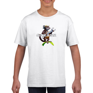 Grease Monkey - Classic Kids Crewneck T-shirt