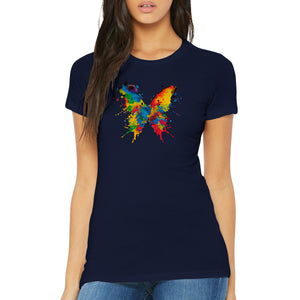 Butterfly Expression - Premium Womens Crewneck T-shirt