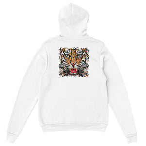 Pixelated Tiger - Classic Unisex Pullover Hoodie